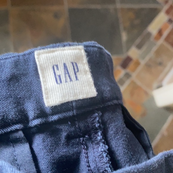 Gap skinny ankle pants Navy, velvet stripe Sz 6 - Picture 3 of 4